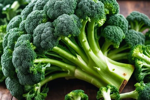 綠色健康餐桌——西藍花，新鮮農產品攝影圖與廣告素材